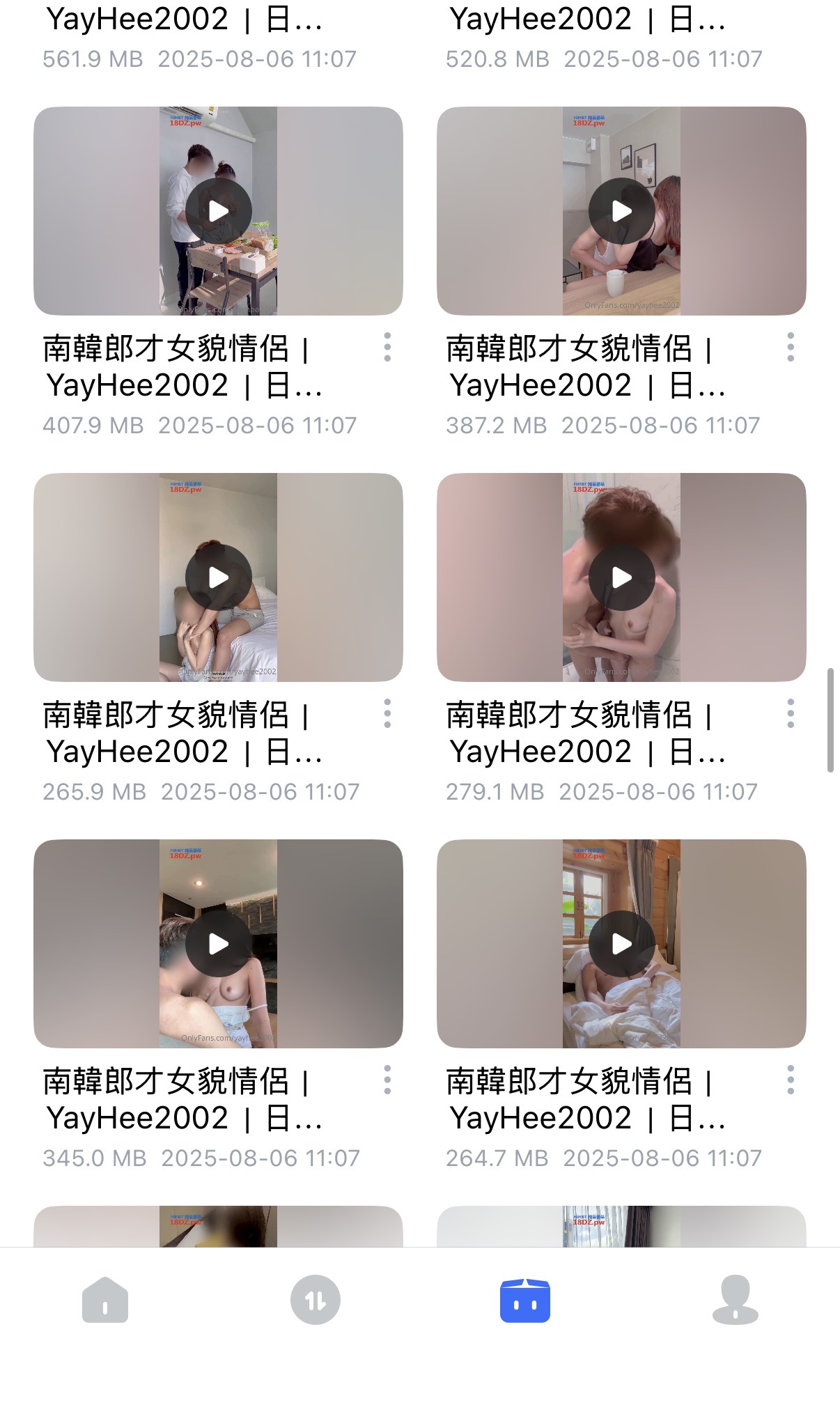 【PK】南韩郎才女貌情侶【YayHee2002】绝版资源合集【90V 37.4G】-燃欲社