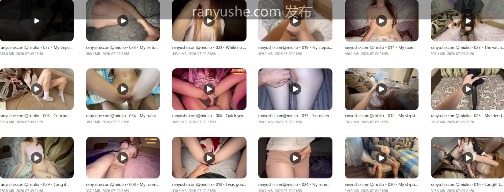 图片[9]-【PK】极品小仙女【miulio】白虎嫩逼性爱合集【37V 22P 11G】 - 燃欲社-燃欲社